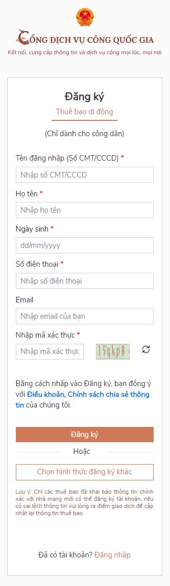 Cách đăng ký khai báo tạm trú online cho người Việt Nam