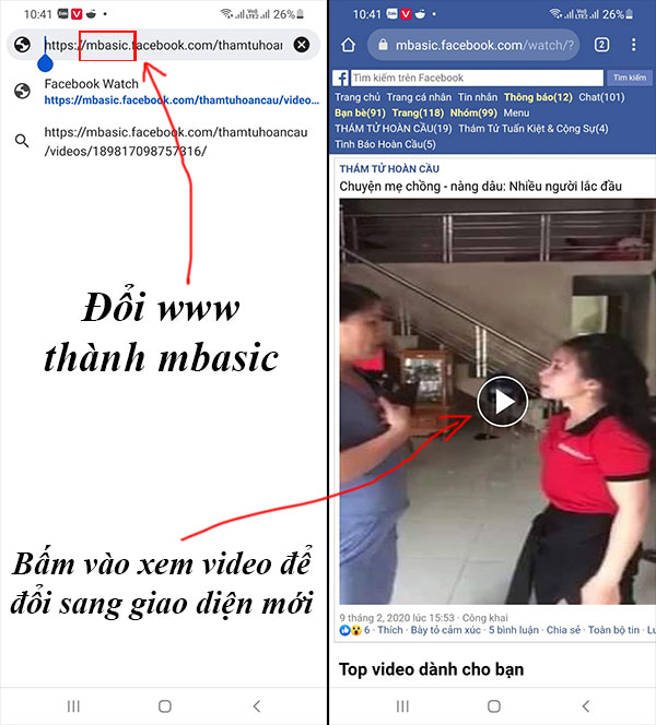Cách tải video trên Facebook về điện thoại không cần phần mềm