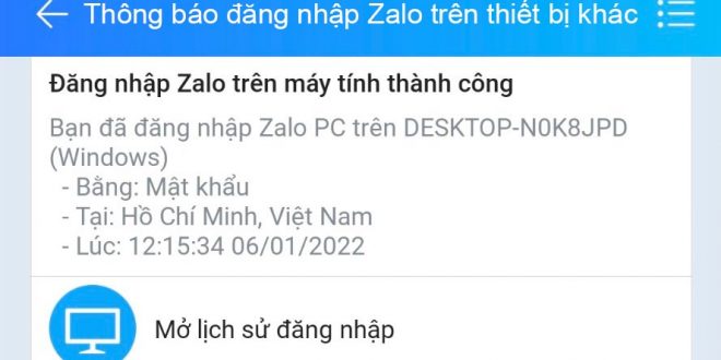 Cách đăng nhập Zalo trên máy tính không báo về điện thoại
