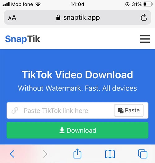 Cách lưu video trên TikTok không có logo iPhone, Android