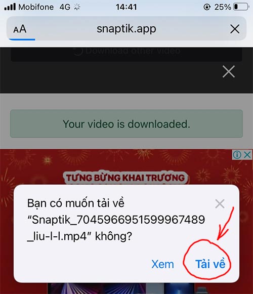 Cách lưu video trên TikTok không có logo iPhone, Android không cần app