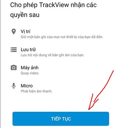 Cách sử dụng TrackView trên iPhone, Android