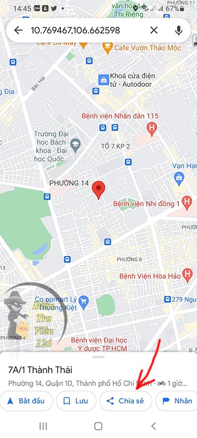 Cách chia sẻ vị trí trên Google Map (iPhone, Android)