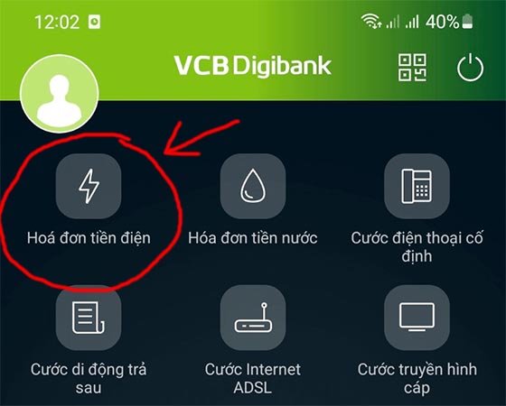 Cách thanh toán tiền điện qua tài khoản ngân hàng Vietcombank