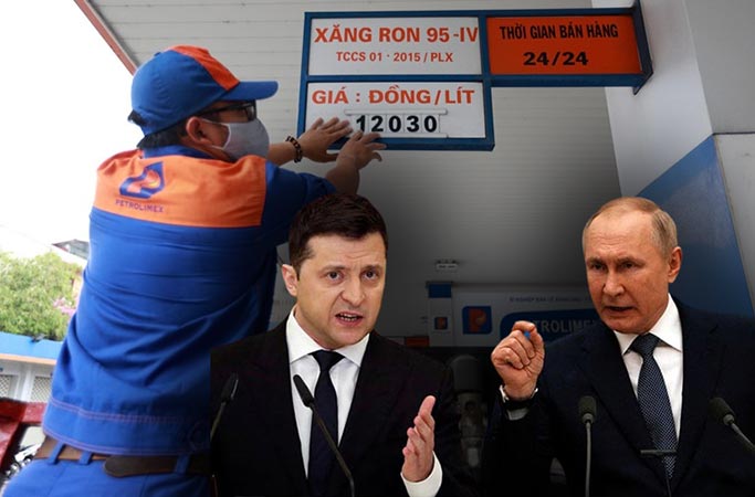 Tại sao Nga đánh Ukraine giá xăng lại tăng