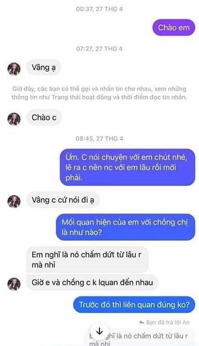 Tin nhắn phốt Drama chuyện tình bán tải Sơn La - Ảnh Facebook